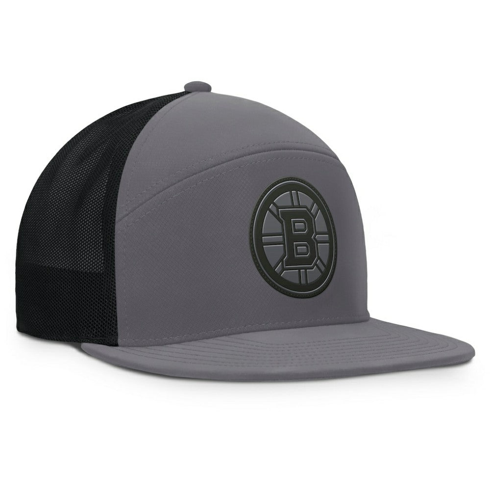 NHL Charcoal Boston Bruins Fanatics Fairweather Adjustable Hat