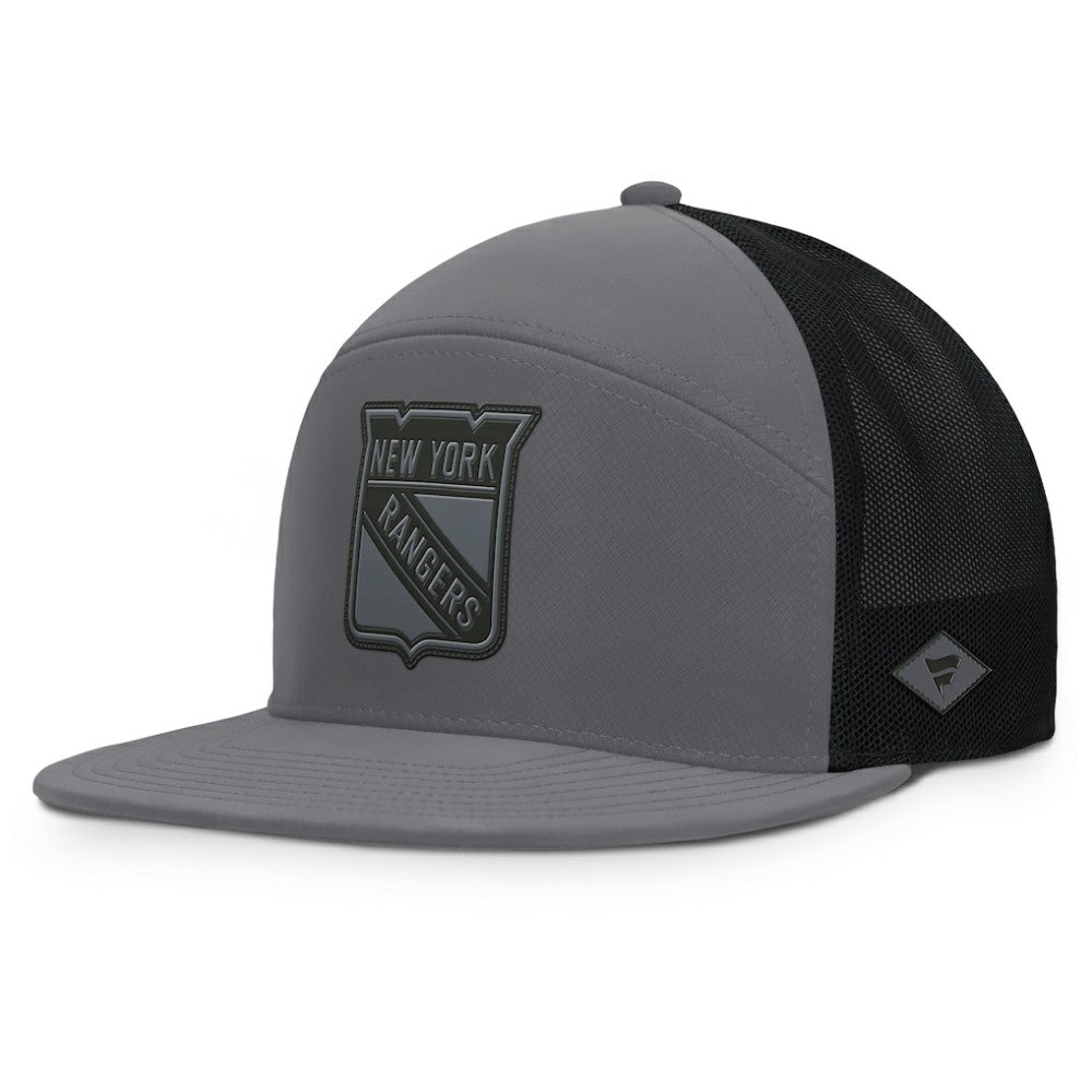 NHL Charcoal New York Rangers Fanatics Fairweather Adjustable Hat