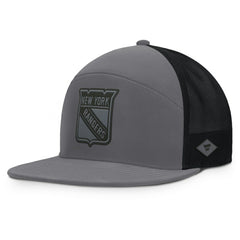 NHL Charcoal New York Rangers Fanatics Fairweather Adjustable Hat