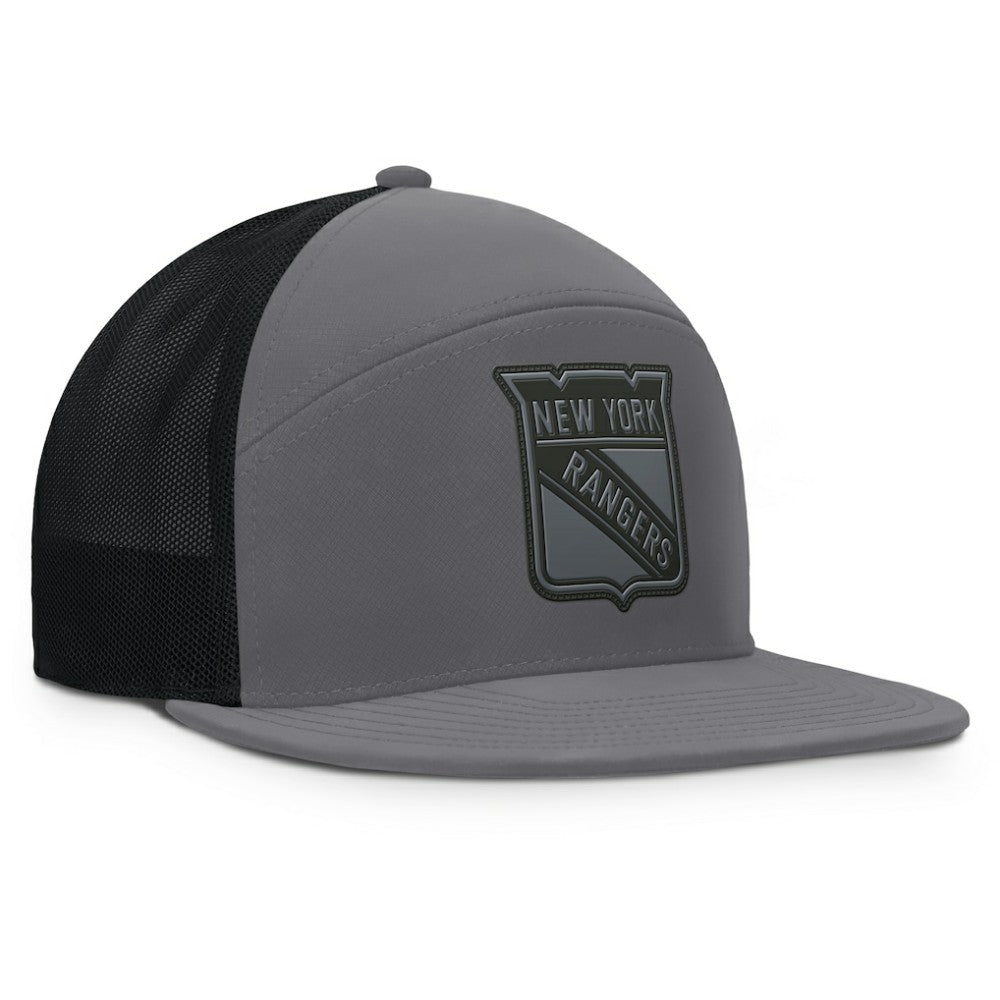 NHL Charcoal New York Rangers Fanatics Fairweather Adjustable Hat