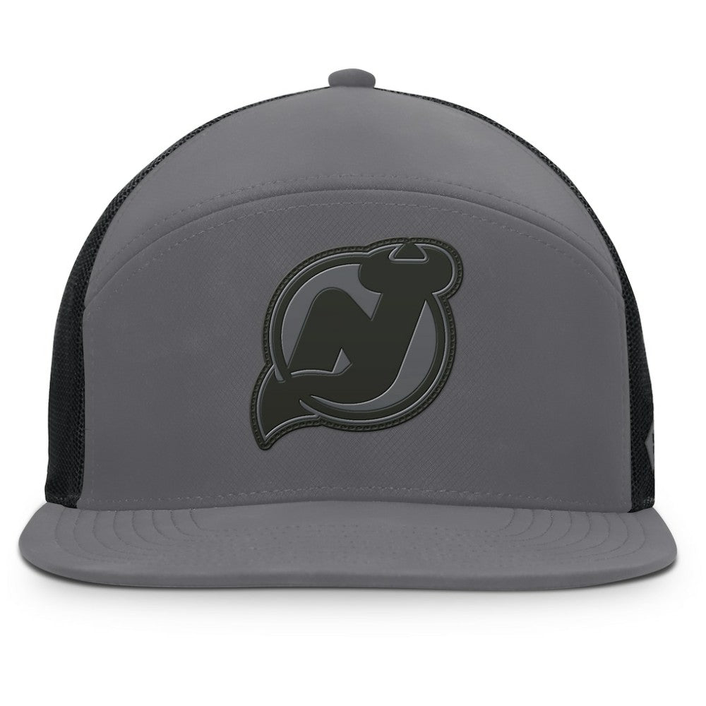 NHL Charcoal New Jersey Devils Fanatics Fairweather Adjustable Hat