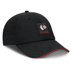 NHL Black Chicago Blackhawks Fanatics Driver Adjustable Hat