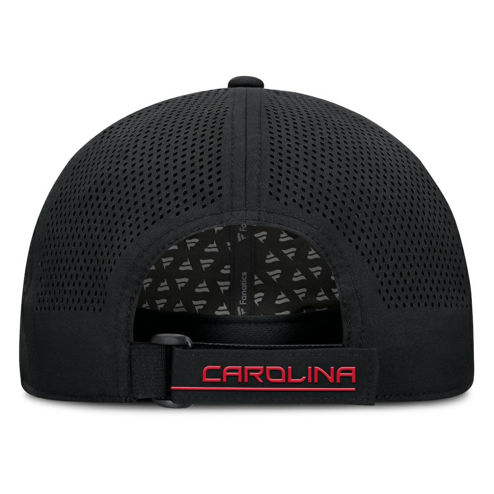 NHL Black Chicago Blackhawks Fanatics Driver Adjustable Hat