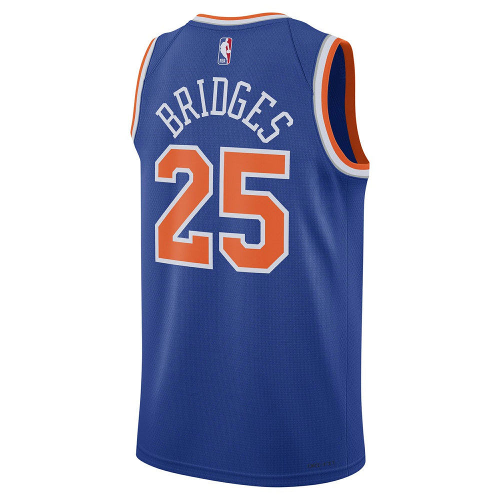 NBA Mikal Bridges New York Knicks Unisex 2024 Offseason Addition Swingman Jersey