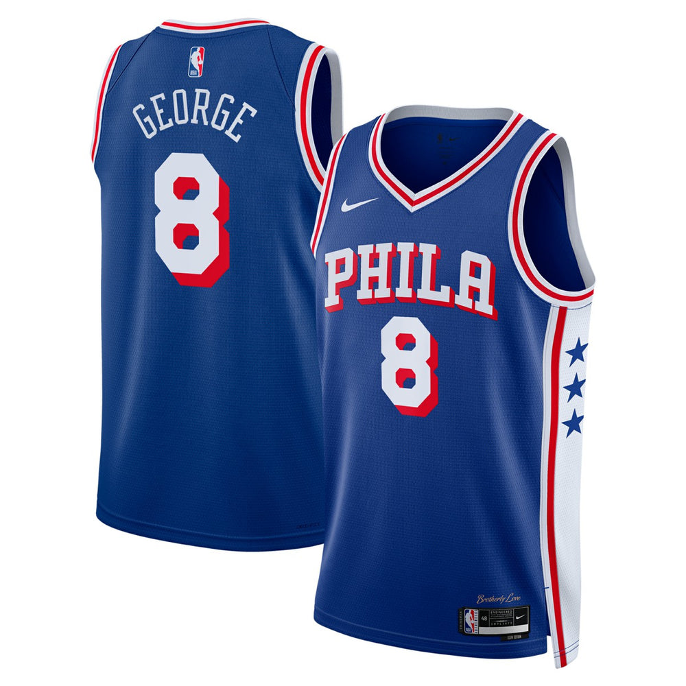 NBA Paul George Philadelphia 76ers Unisex 2024 Offseason Addition Swingman Jersey