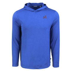 MLB Atlanta Braves Cutter & Buck Coastline Epic Comfort Recycled Eco Hoodie Long Sleeve T-Shirt