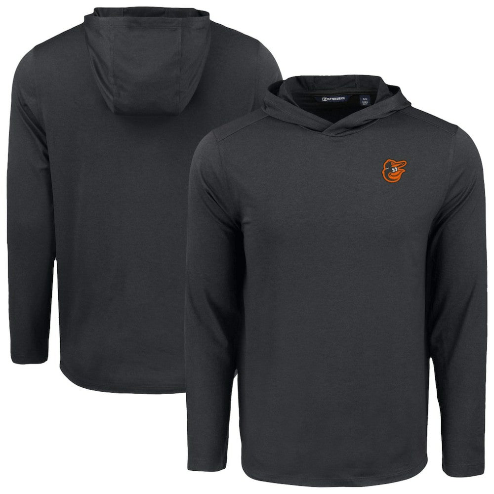 MLB Baltimore Orioles Cutter & Buck Coastline Epic Comfort Recycled Eco Hoodie Long Sleeve T-Shirt