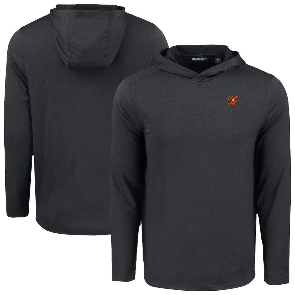 MLB Baltimore Orioles Cutter & Buck Coastline Epic Comfort Recycled Eco Hoodie Long Sleeve T-Shirt
