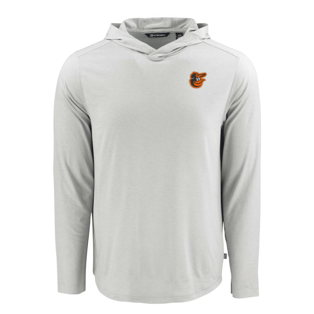 MLB Baltimore Orioles Cutter & Buck Coastline Epic Comfort Recycled Eco Hoodie Long Sleeve T-Shirt