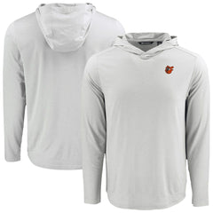 MLB Baltimore Orioles Cutter & Buck Coastline Epic Comfort Recycled Eco Hoodie Long Sleeve T-Shirt