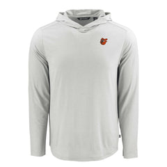 MLB Baltimore Orioles Cutter & Buck Coastline Epic Comfort Recycled Eco Hoodie Long Sleeve T-Shirt