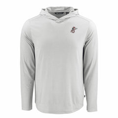 MLB Cincinnati Reds Cutter & Buck Coastline Epic Comfort Recycled Eco Hoodie Long Sleeve T-Shirt
