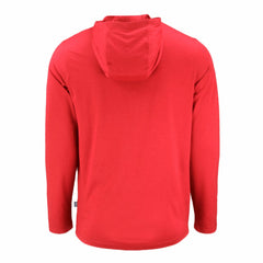 MLB Cincinnati Reds Cutter & Buck Coastline Epic Comfort Recycled Eco Hoodie Long Sleeve T-Shirt