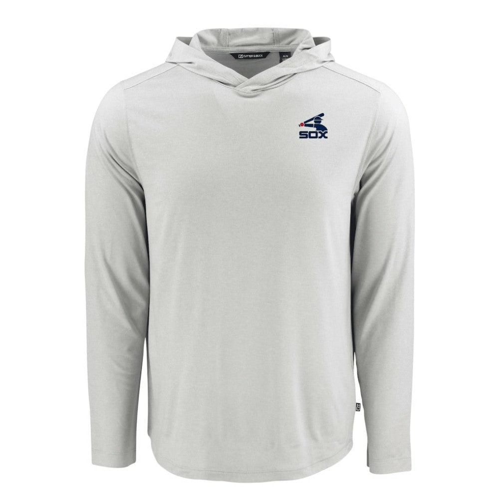 MLB Chicago White Sox Cutter & Buck Coastline Epic Comfort Recycled Eco Hoodie Long Sleeve T-Shirt