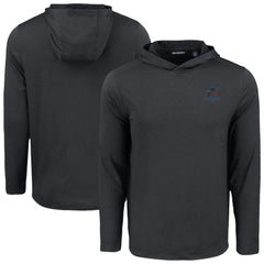 MLB Miami Marlins Cutter & Buck Coastline Epic Comfort Recycled Eco Hoodie Long Sleeve T-Shirt