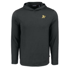 MLB Athletics Cutter & Buck Coastline Epic Comfort Recycled Eco Hoodie Long Sleeve T-Shirt