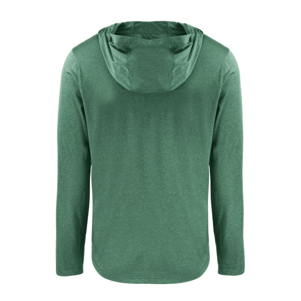 MLB Athletics Cutter & Buck Coastline Epic Comfort Recycled Eco Hoodie Long Sleeve T-Shirt