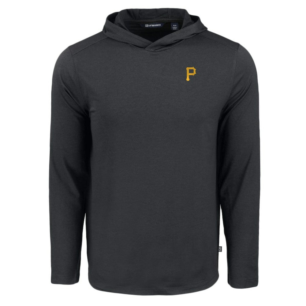 MLB Pittsburgh Pirates Cutter & Buck Coastline Epic Comfort Recycled Eco Hoodie Long Sleeve T-Shirt