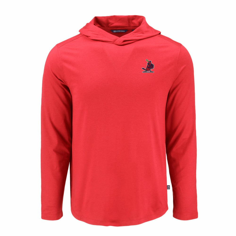 MLB St. Louis Cardinals Cutter & Buck Coastline Epic Comfort Recycled Eco Hoodie Long Sleeve T-Shirt
