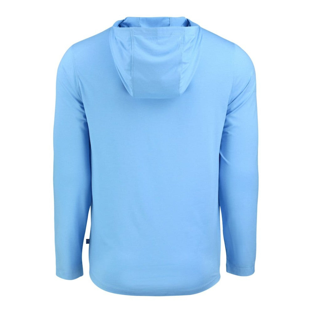 MLB Tampa Bay Rays Cutter & Buck Coastline Epic Comfort Recycled Eco Hoodie Long Sleeve T-Shirt