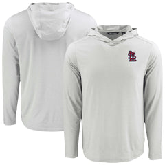 MLB St. Louis Cardinals Cutter & Buck Coastline Epic Comfort Recycled Eco Hoodie Long Sleeve T-Shirt