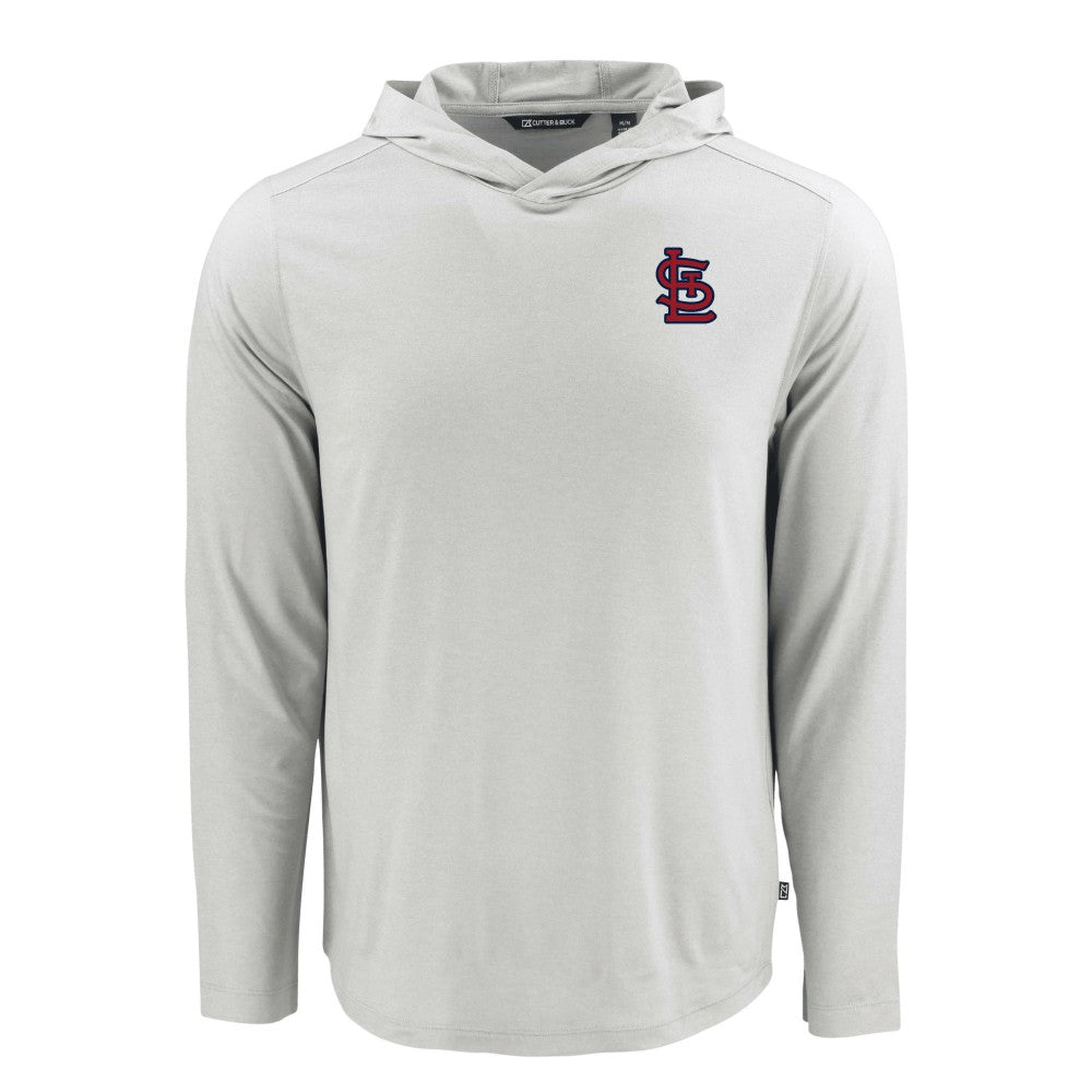MLB St. Louis Cardinals Cutter & Buck Coastline Epic Comfort Recycled Eco Hoodie Long Sleeve T-Shirt