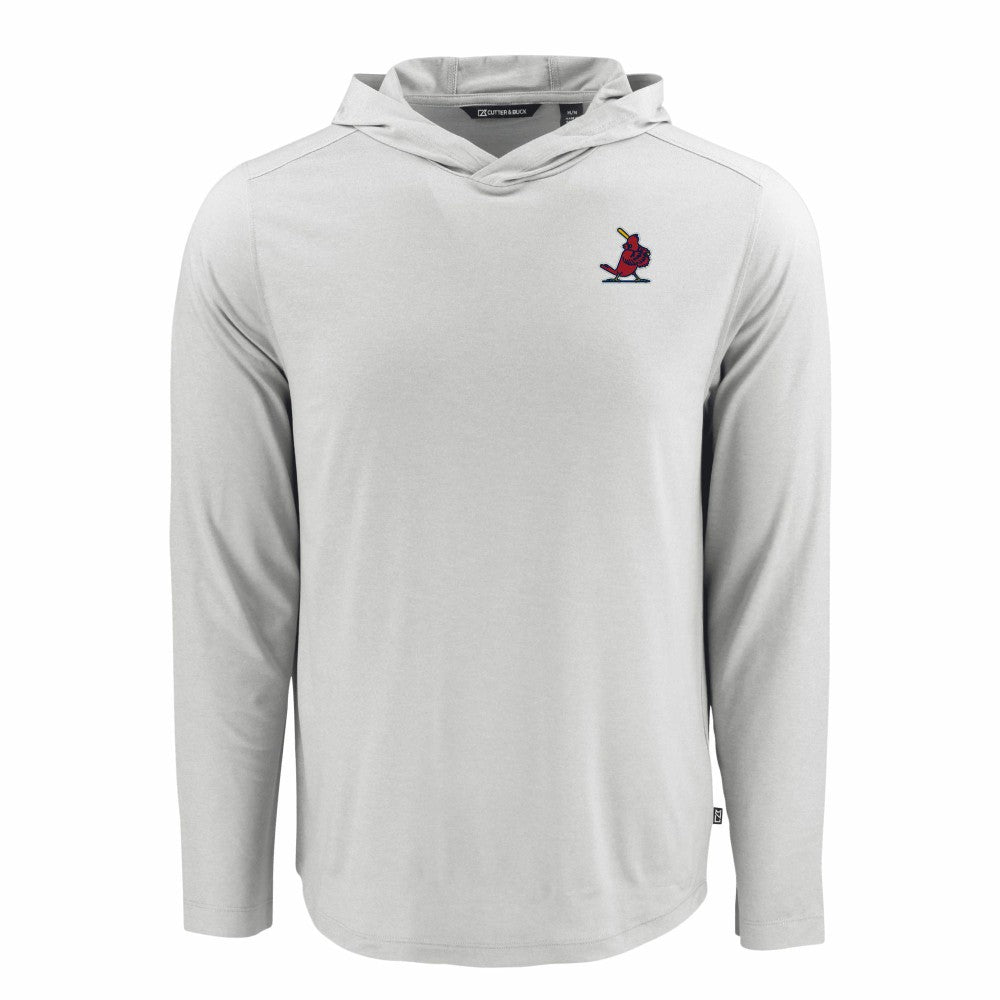 MLB St. Louis Cardinals Cutter & Buck Coastline Epic Comfort Recycled Eco Hoodie Long Sleeve T-Shirt