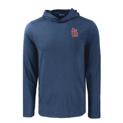 MLB St. Louis Cardinals Cutter & Buck Coastline Epic Comfort Recycled Eco Hoodie Long Sleeve T-Shirt