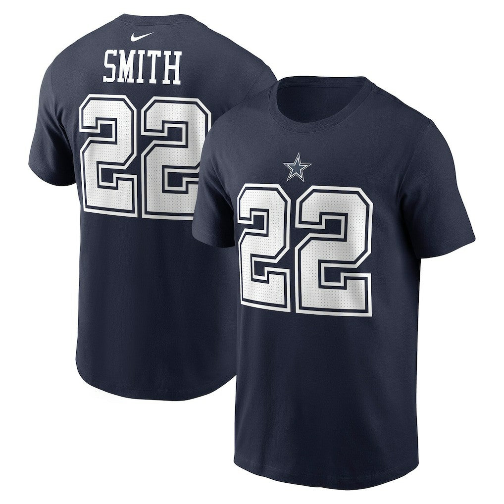Emmitt Smith  Retired Player Name & Number T-Shirt - Dallas Cowboys