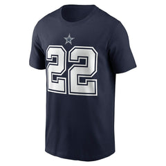 Emmitt Smith  Retired Player Name & Number T-Shirt - Dallas Cowboys