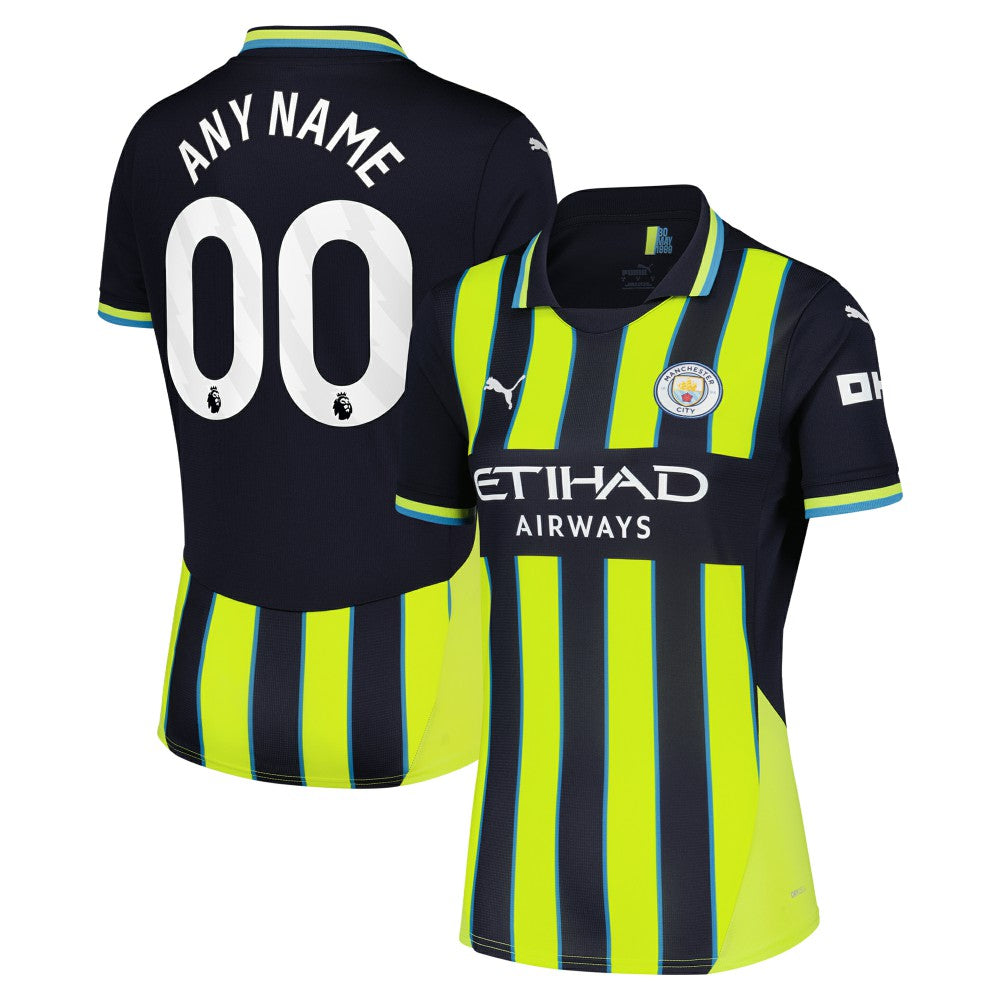 Manchester City Women's 2024/25 Away Replica Custom Jersey - Puma Navy