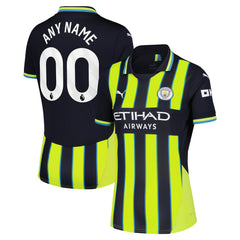 Manchester City Women's 2024/25 Away Replica Custom Jersey - Puma Navy