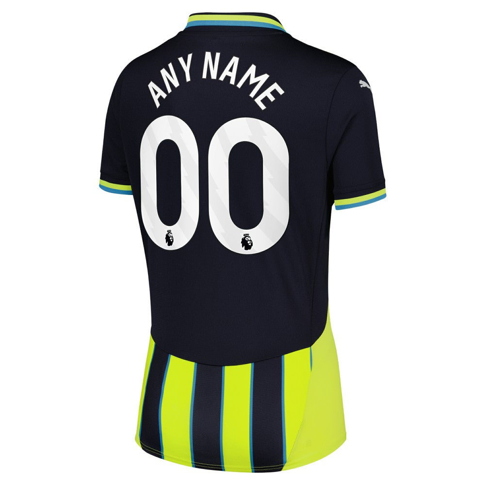 Manchester City Women's 2024/25 Away Replica Custom Jersey - Puma Navy