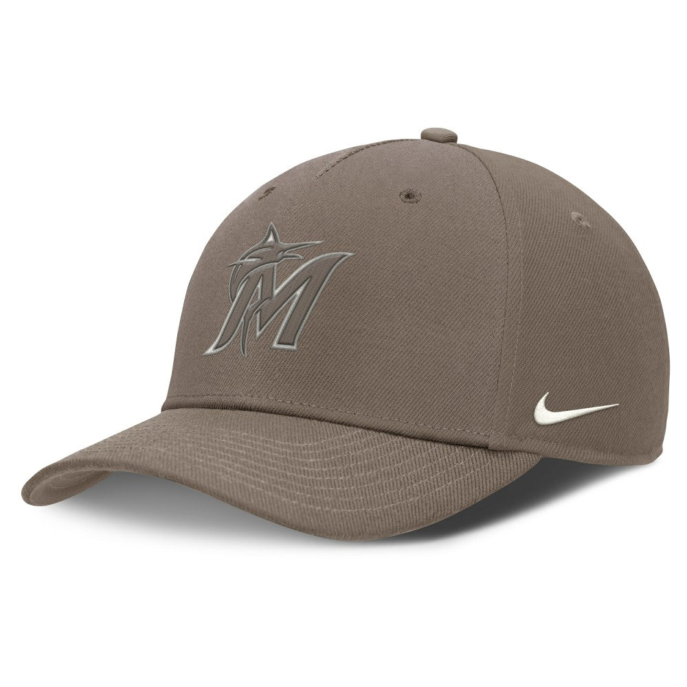 MLB Miami Marlins Nike Rise Performance Adjustable Hat