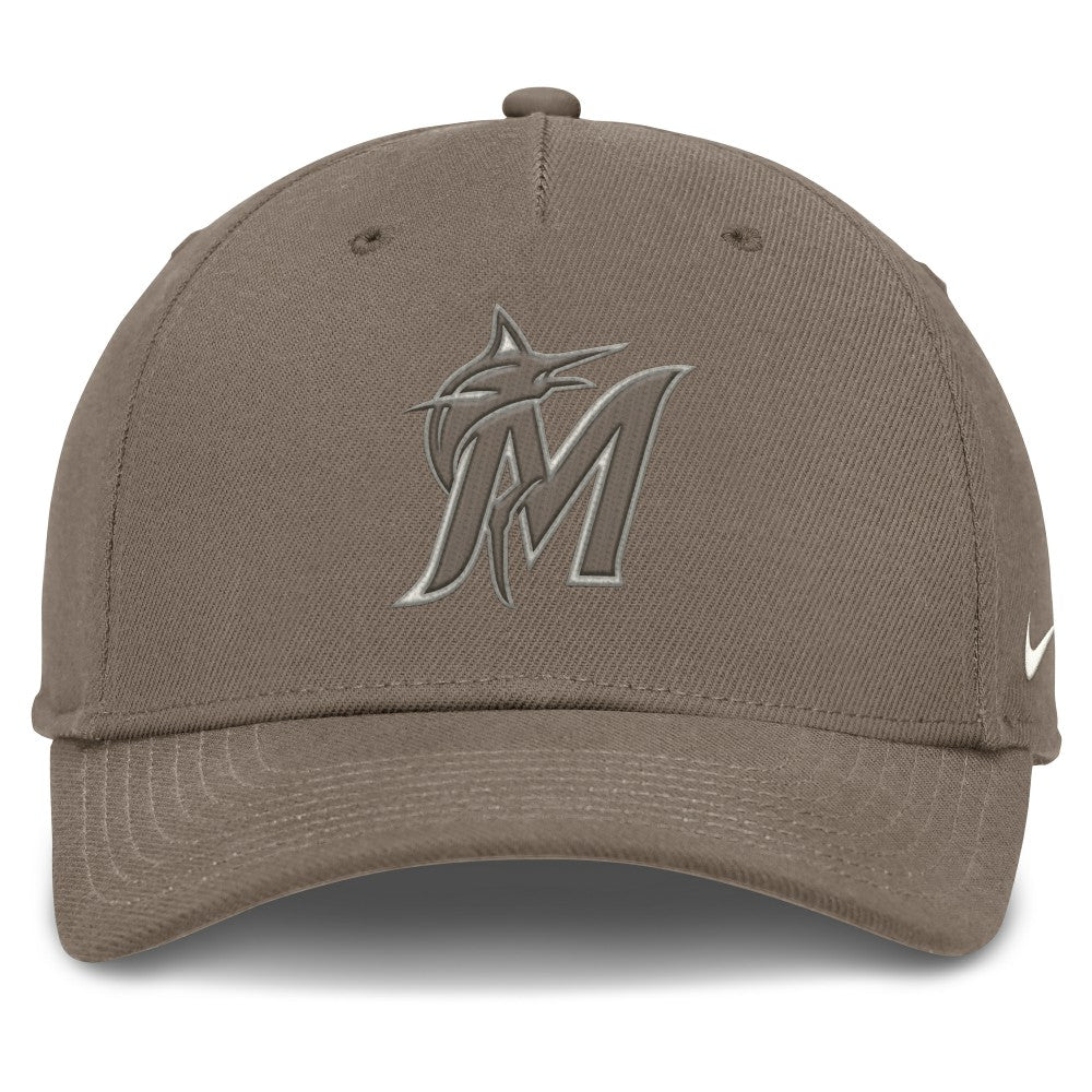 MLB Miami Marlins Nike Rise Performance Adjustable Hat