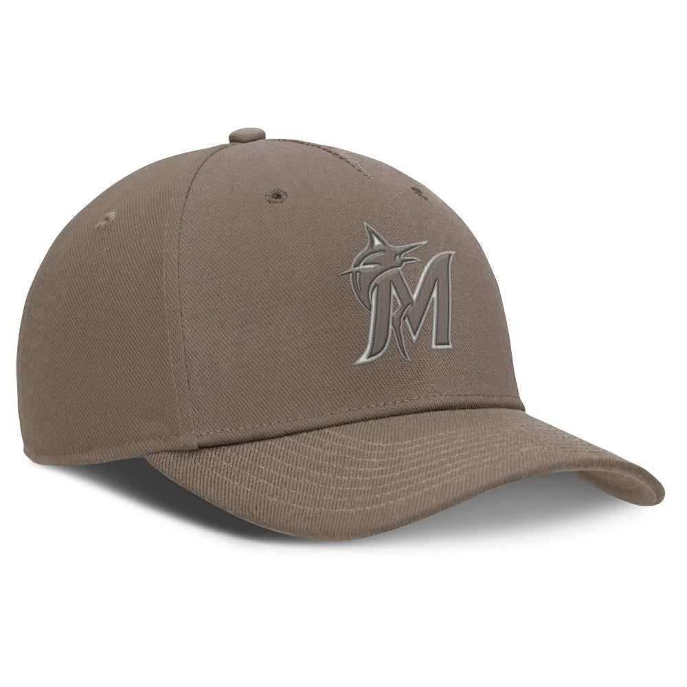 MLB Miami Marlins Nike Rise Performance Adjustable Hat
