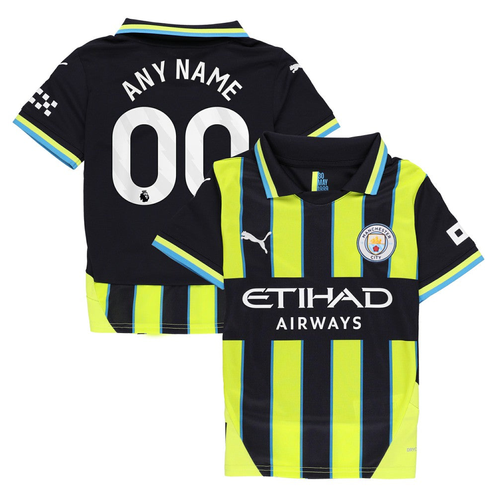 Manchester City Youth 2024/25 Away Replica Custom Jersey - Puma Navy