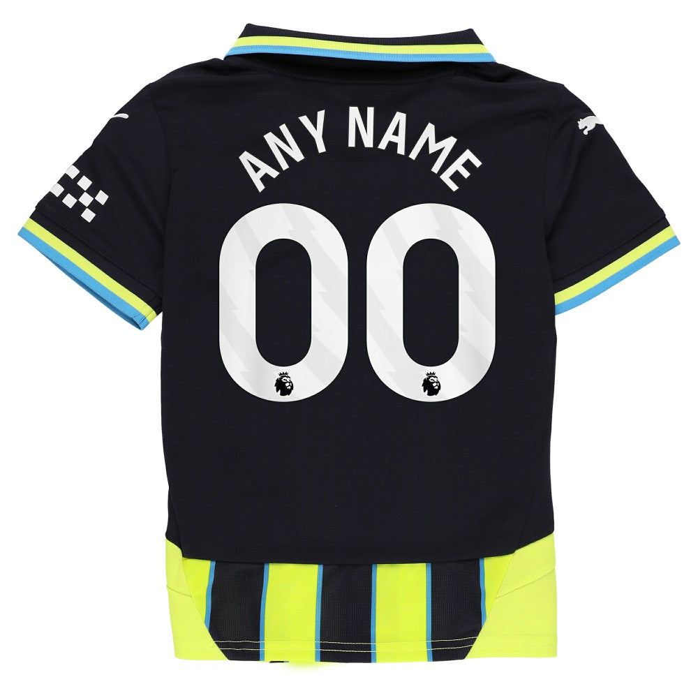 Manchester City Youth 2024/25 Away Replica Custom Jersey - Puma Navy