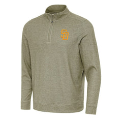 MLB San Diego Padres Antigua Subtle Quarter-Zip Sweatshirt