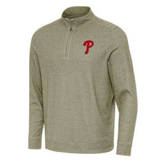 MLB Philadelphia Phillies Antigua Subtle Quarter-Zip Sweatshirt