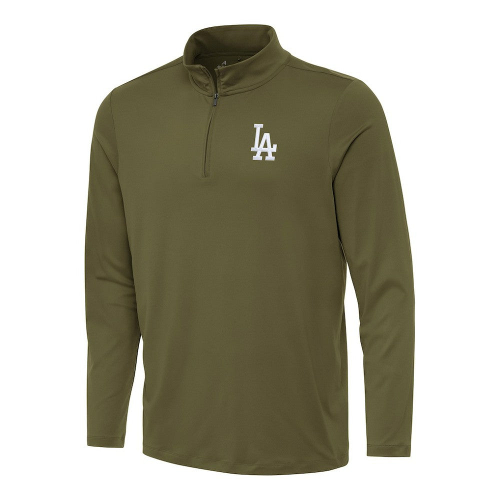 MLB Los Angeles Dodgers Antigua Reprocess Quarter-Zip Top