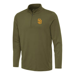 MLB San Diego Padres Antigua Reprocess Quarter-Zip Top