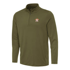 MLB Houston Astros Antigua Reprocess Quarter-Zip Top