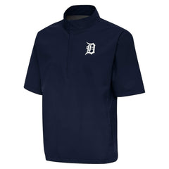 MLB Detroit Tigers Antigua Brisk Quarter-Zip Wind Shirt