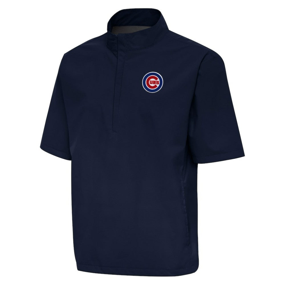 MLB Chicago Cubs Antigua Brisk Quarter-Zip Wind Shirt