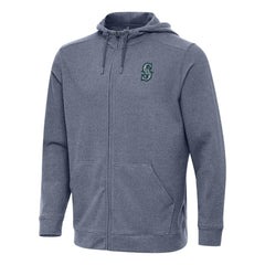 MLB Seattle Mariners Antigua Effortless Full-Zip Hooded Jacket