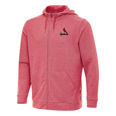 MLB St. Louis Cardinals Antigua Effortless Full-Zip Hooded Jacket