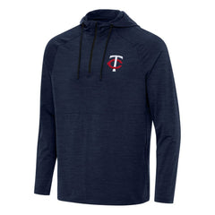 MLB Minnesota Twins Antigua Spikes Quarter-Zip Pullover Hoodie