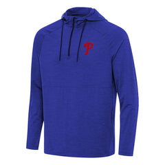 MLB Philadelphia Phillies Antigua Spikes Quarter-Zip Pullover Hoodie
