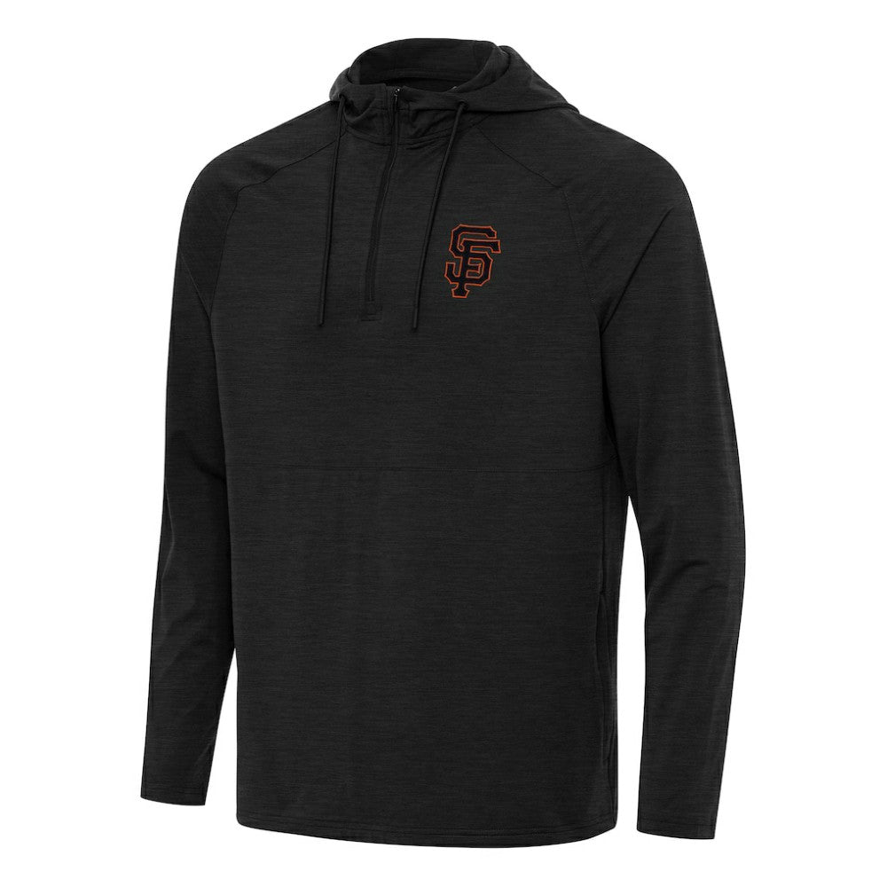 MLB San Francisco Giants Antigua Spikes Quarter-Zip Pullover Hoodie